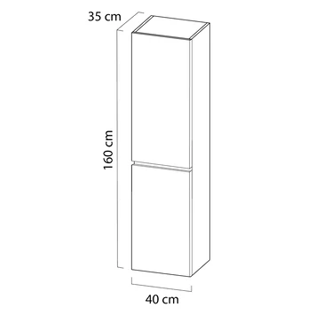 Tiger Karlo Kolomkast Naturel Eiken 160 Cm 6 Tiger Karlo Kolomkast Naturel Eiken 160 Cm - Afbeelding 4