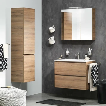 TIGER S-line Spiegelkast 80 Chalet Eik 5 TIGER S-line Spiegelkast 80 Chalet Eik - Afbeelding 3