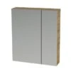 TIGER S-line Spiegelkast 60cm Chalet Eiken -Prachtige Badkamerwinkel 123 1078