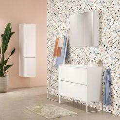 Tiger Spiegelkast S-Line 80cm Sneeuwwit -Prachtige Badkamerwinkel 123 1091