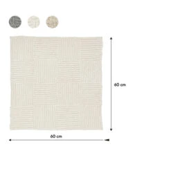 Sealskin Badmat Reverse 60x60cm Ivoor -Prachtige Badkamerwinkel 123 122