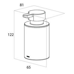 Tiger Zeepdispenser Colar Chroom -Prachtige Badkamerwinkel 123 128