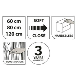 Tiger Reverse Meubelset 80 Cm Met 2 Lades Chalet Eik / Mat Zwart Inclusief Quadro Wastafel Mat Zwart 19 Tiger Reverse Meubelset 80 Cm Met 2 Lades Chalet Eik / Mat Zwart Inclusief Quadro Wastafel Mat Zwart -Prachtige Badkamerwinkel 123 1294