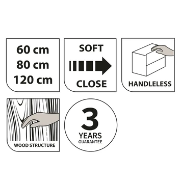 Tiger Reverse Meubelset 80 Cm Met 2 Lades Chalet Eik / Mat Zwart Inclusief Quadro Wastafel Mat Zwart 11 Tiger Reverse Meubelset 80 Cm Met 2 Lades Chalet Eik / Mat Zwart Inclusief Quadro Wastafel Mat Zwart - Afbeelding 9