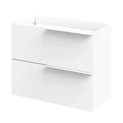 Tiger Badmeubelset Pocket 80 Cm Met 2 Lades Wit -Prachtige Badkamerwinkel 123 1321