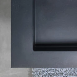 Tiger Karlo Badkamermeubel 120cm Chalet Eik Met Zwart Wastafelblad -Prachtige Badkamerwinkel 123 1422