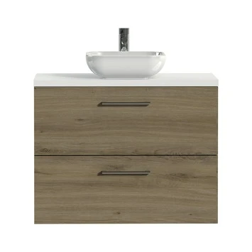 Tiger Badkamermeubel Studio 80 Cm Chalet Eik Met Keramische Waskom Hoogglans Wit En Ronde Grepen 3 Tiger Badkamermeubel Studio 80 Cm Chalet Eik Met Keramische Waskom Hoogglans Wit En Ronde Grepen