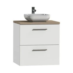 Tiger Badkamermeubel Studio 60cm Hoogglans Wit/witte Waskom Met Vierkante Greep 14 Tiger Badkamermeubel Studio 60cm Hoogglans Wit/witte Waskom Met Vierkante Greep -Prachtige Badkamerwinkel 123 1451