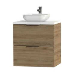 Tiger Badkamermeubel Studio 60 Cm Chalet Eik Met Keramische Waskom Hoogglans Wit En Profielgrepen 8 Tiger Badkamermeubel Studio 60 Cm Chalet Eik Met Keramische Waskom Hoogglans Wit En Profielgrepen -Prachtige Badkamerwinkel 123 1471