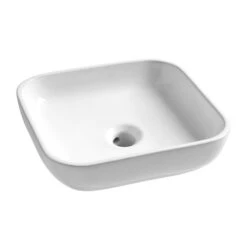 Tiger Badkamermeubel Studio 60cm Chalet Eik/witte Waskom Met Vierkante Greep -Prachtige Badkamerwinkel 123 1519