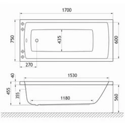 Sealskin Bad Trend Acryl 75x170x45,5 Cm 5 Sealskin Bad Trend Acryl 75x170x45,5 Cm -Prachtige Badkamerwinkel 123 1594