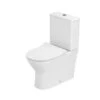 Atlantic Newport Toilet Duoblok Zonder Spoelrand PK/muuraansluiting -Prachtige Badkamerwinkel 123 165