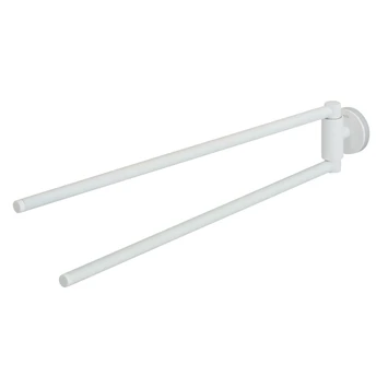 Tiger Handdoekhouder Urban 2-Armig Wit 7 Tiger Handdoekhouder Urban 2-Armig Wit - Afbeelding 5