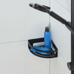 Tiger Caddy Hoekkorf Klein Zwart -Prachtige Badkamerwinkel 123 1776