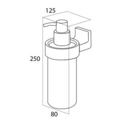 Tiger Zeepdispenser Ontario Hangend Chroom -Prachtige Badkamerwinkel 123 1781