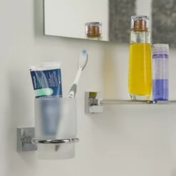 Tiger Bekerhouder Melbourne Hangend Met Beker Chroom -Prachtige Badkamerwinkel 123 1792