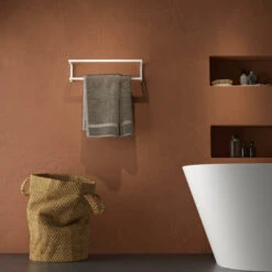 Sealskin Carré Handdoekrek 48 Cm Wit -Prachtige Badkamerwinkel 123 1823