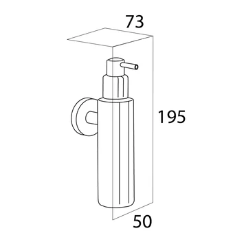 Tiger Zeepdispenser Boston Hangend RVS 6 Tiger Zeepdispenser Boston Hangend RVS - Afbeelding 4