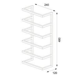 Sealskin Carré Handdoekrek Groot Zwart -Prachtige Badkamerwinkel 123 1954