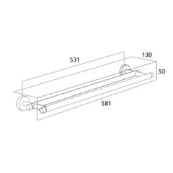 Tiger Dubbel Handdoekrek Boston Chroom 11 Tiger Dubbel Handdoekrek Boston Chroom -Prachtige Badkamerwinkel 123 1965