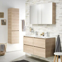 TIGER S-line Spiegelkast 120 Naturel Eik -Prachtige Badkamerwinkel 123 197