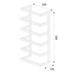 Sealskin Carré Handdoekrek Groot Wit -Prachtige Badkamerwinkel 123 1974