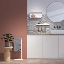 Sealskin Handdoekrek Brix Metaal Wit 16 Sealskin Handdoekrek Brix Metaal Wit -Prachtige Badkamerwinkel 123 1978