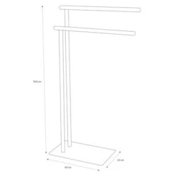 Sealskin Handdoekrek Brix Metaal Wit 21 Sealskin Handdoekrek Brix Metaal Wit -Prachtige Badkamerwinkel 123 1983