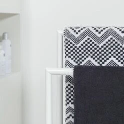 Sealskin Handdoekrek Tube Metaal Wit -Prachtige Badkamerwinkel 123 1990