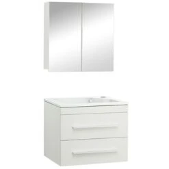 Style Badmeubelset Rechts Mat Wit 60 Cm