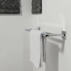 Tiger Dubbel Handdoekrek Items Chroom -Prachtige Badkamerwinkel 123 2063