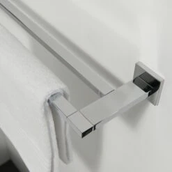 Tiger Dubbel Handdoekrek Items Chroom -Prachtige Badkamerwinkel 123 2064