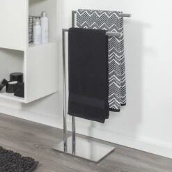 Sealskin Handdoekrek Tube Metaal Chroom -Prachtige Badkamerwinkel 123 2068