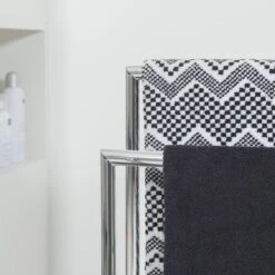 Sealskin Handdoekrek Tube Metaal Chroom -Prachtige Badkamerwinkel 123 2069