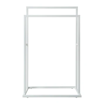 Sealskin Carré Handdoekrek Vrijstaand Wit 5 Sealskin Carré Handdoekrek Vrijstaand Wit - Afbeelding 3