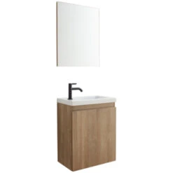 Allibert Fonteinmeubel Portopack Eiken 40cm -Prachtige Badkamerwinkel 123 212