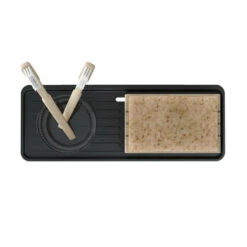 Tiger Planchet Carv 28 Cm Zwart -Prachtige Badkamerwinkel 123 2127