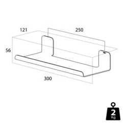 Tiger Planchet Colar RVS 30 Cm 17 Tiger Planchet Colar RVS 30 Cm -Prachtige Badkamerwinkel 123 2191