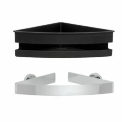 Tiger Noon Hoek Douchemand 22 X 8 X 22 Cm Chroom -Prachtige Badkamerwinkel 123 2263