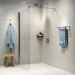 Tiger Noon Hoek Douchemand 22 X 8 X 22 Cm Chroom -Prachtige Badkamerwinkel 123 2264