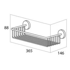 Handson Wandkorf Smart RVS 8 Handson Wandkorf Smart RVS -Prachtige Badkamerwinkel 123 2269