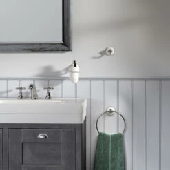 Tiger Ivy Zeepdispenser 200ml Chroom/wit Keramiek -Prachtige Badkamerwinkel 123 2297