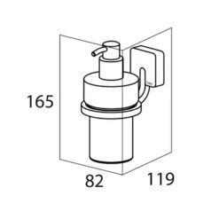 Tiger Zeepdispenser Impuls Hangend RVS -Prachtige Badkamerwinkel 123 2323