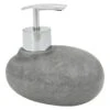 Wenko Zeepdispenser Pebblestone Grijs -Prachtige Badkamerwinkel 123 2326