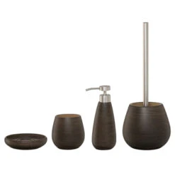 SEALSKIN Tiger Zeepdispenser Miyagi Hoog Wood -Prachtige Badkamerwinkel 123 2332