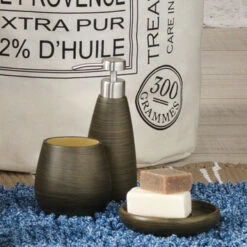 SEALSKIN Tiger Zeepdispenser Miyagi Hoog Wood -Prachtige Badkamerwinkel 123 2333