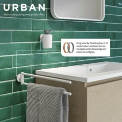 Tiger Zeepdispenser Urban Hangend Wit -Prachtige Badkamerwinkel 123 2346