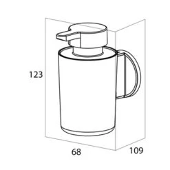 Tiger Zeepdispenser Hangend Tune Zwart -Prachtige Badkamerwinkel 123 2409