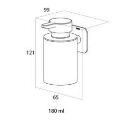 Tiger Zeepdispenser Colar Hangend RVS -Prachtige Badkamerwinkel 123 2481
