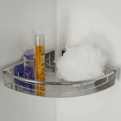 Tiger Hoekkorf Boston Groot Chroom -Prachtige Badkamerwinkel 123 2525